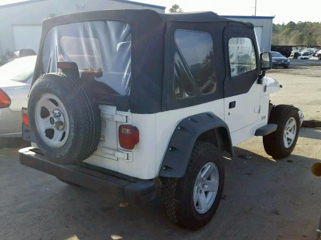 1J4FY29P1VP414024 - 1997 JEEP WRANGLER / WHITE photo 4