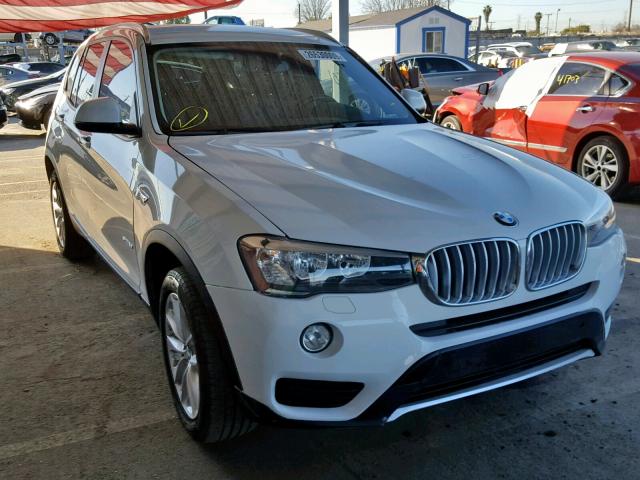 5UXWZ7C31H0V94509 - 2017 BMW X3 SDRIVE2 WHITE photo 1