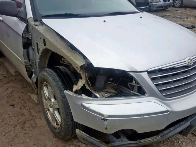 2A4GF68456R925969 - 2006 CHRYSLER PACIFICA T SILVER photo 9