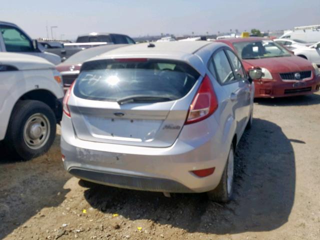 3FADP4TJ8EM200899 - 2014 FORD FIESTA S SILVER photo 4