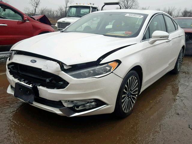 3FA6P0D96JR241597 - 2018 FORD FUSION TIT WHITE photo 2