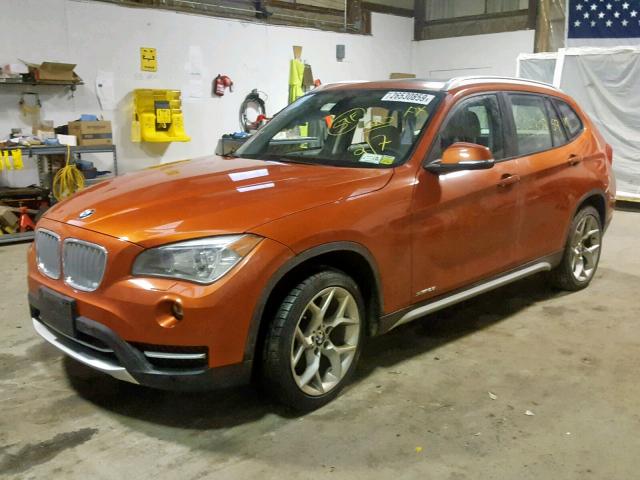 WBAVL1C54EVY12290 - 2014 BMW X1 XDRIVE2 ORANGE photo 2