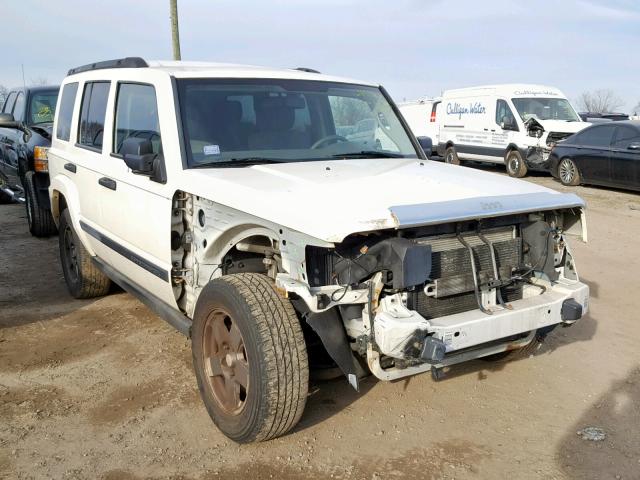 1J8HG48N26C229382 - 2006 JEEP COMMANDER WHITE photo 1