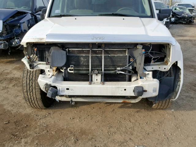 1J8HG48N26C229382 - 2006 JEEP COMMANDER WHITE photo 10