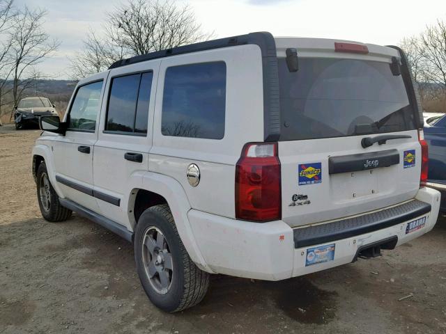 1J8HG48N26C229382 - 2006 JEEP COMMANDER WHITE photo 3