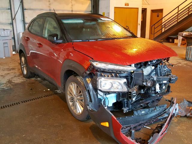 KM8K22AA4JU085145 - 2018 HYUNDAI KONA SEL RED photo 1