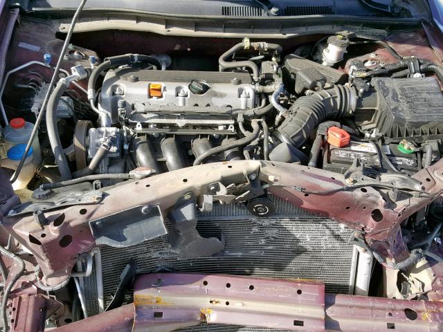 1HGCP26439A045845 - 2009 HONDA ACCORD LXP MAROON photo 7