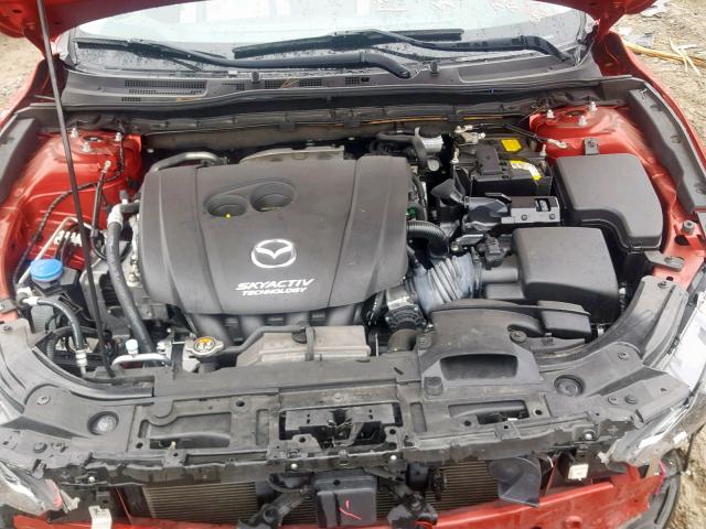 JM1BM1M32E1195267 - 2014 MAZDA 3 GRAND TO RED photo 7