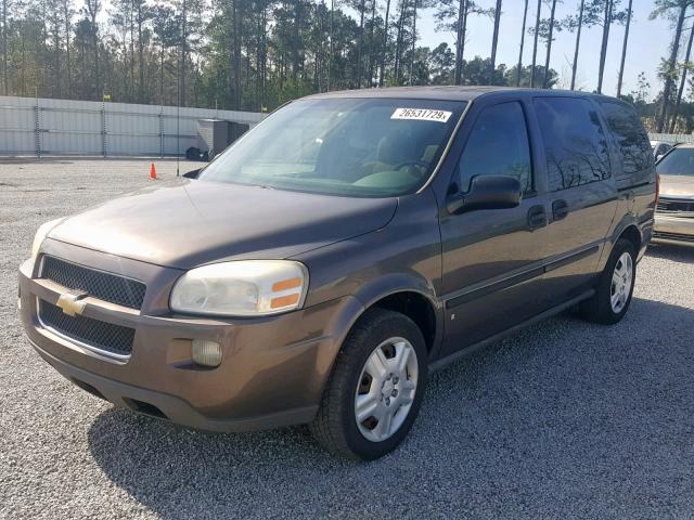 1GNDV23WX8D111178 - 2008 CHEVROLET UPLANDER L 棕色 照片 2