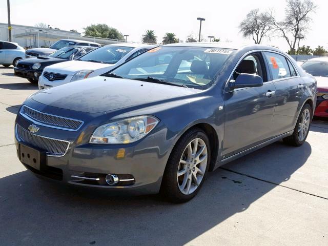 1G1ZK57728F163705 - 2008 CHEVROLET MALIBU LTZ GRAY photo 2