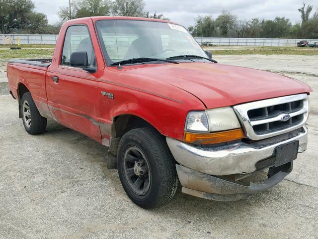 1FTYR10CXYPC17003 - 2000 FORD RANGER RED photo 1