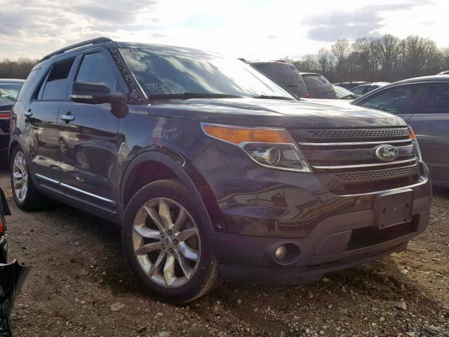 1FM5K8F86DGB91170 - 2013 FORD EXPLORER L BLACK photo 1