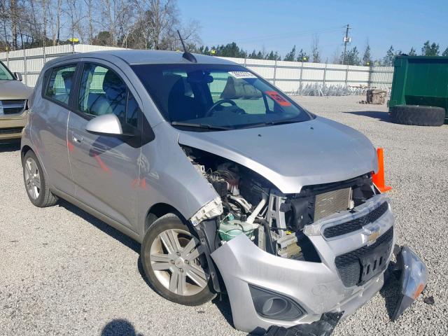 KL8CA6S94FC787642 - 2015 CHEVROLET SPARK LS SILVER photo 1