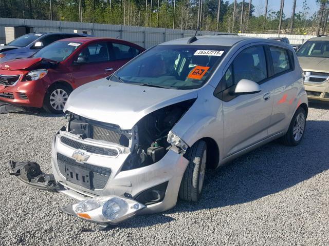 KL8CA6S94FC787642 - 2015 CHEVROLET SPARK LS SILVER photo 2