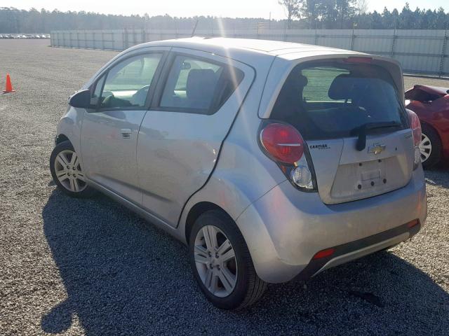 KL8CA6S94FC787642 - 2015 CHEVROLET SPARK LS SILVER photo 3