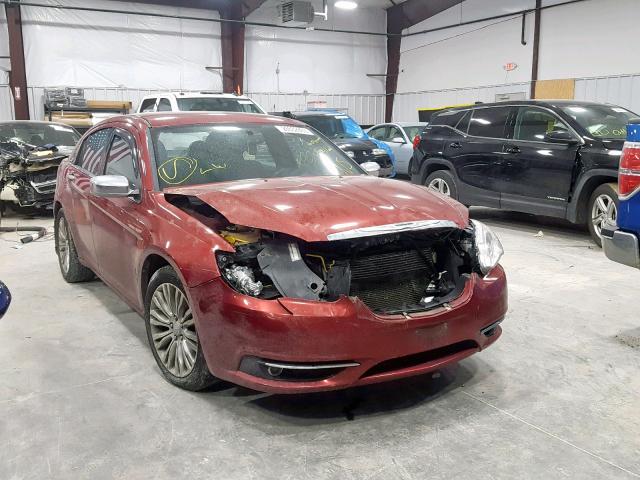 1C3CCBCG6DN520919 - 2013 CHRYSLER 200 LIMITE MAROON photo 1