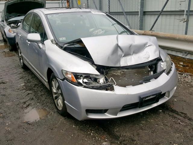 19XFA1F94AE039086 - 2010 HONDA CIVIC EXL GRAY photo 1