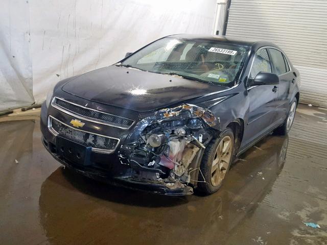 1G1ZB5E18BF305092 - 2011 CHEVROLET MALIBU LS BLACK photo 2