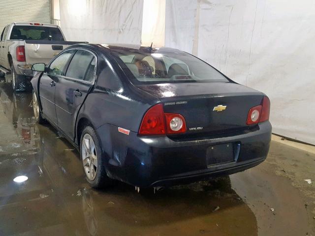 1G1ZB5E18BF305092 - 2011 CHEVROLET MALIBU LS BLACK photo 3