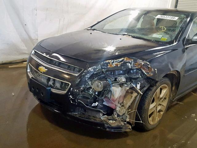 1G1ZB5E18BF305092 - 2011 CHEVROLET MALIBU LS BLACK photo 9