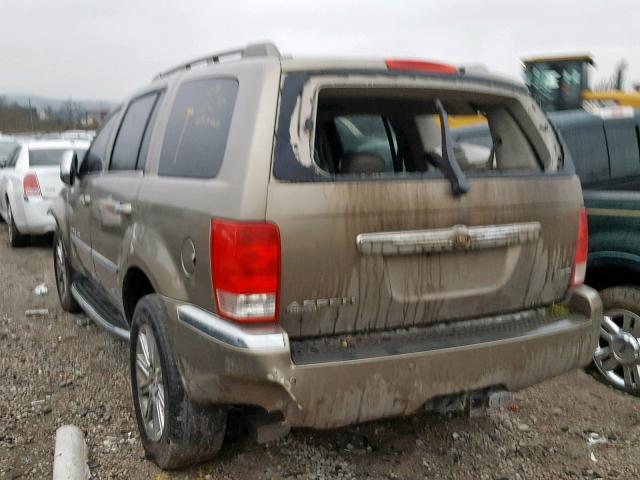 1A8HW58227F578461 - 2007 CHRYSLER ASPEN LIMI BEIGE photo 3
