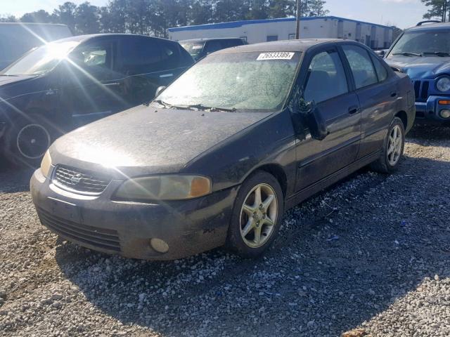 3N1BB51D41L116214 - 2001 NISSAN SENTRA SE BLACK photo 2