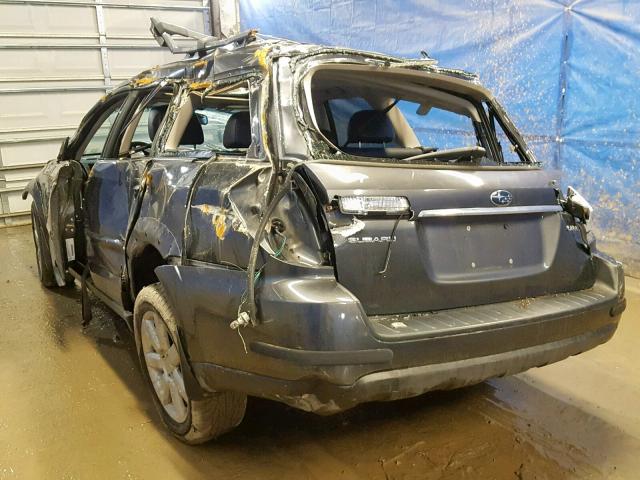 4S4BP62C577310706 - 2007 SUBARU OUTBACK OU GRAY photo 3