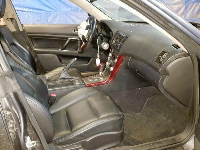 4S4BP62C577310706 - 2007 SUBARU OUTBACK OU GRAY photo 5