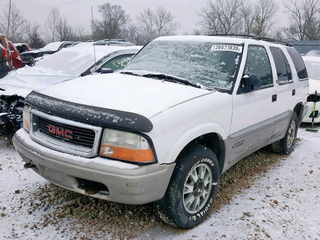 1GKDT13W2Y2191827 - 2000 GMC JIMMY / EN WHITE photo 2