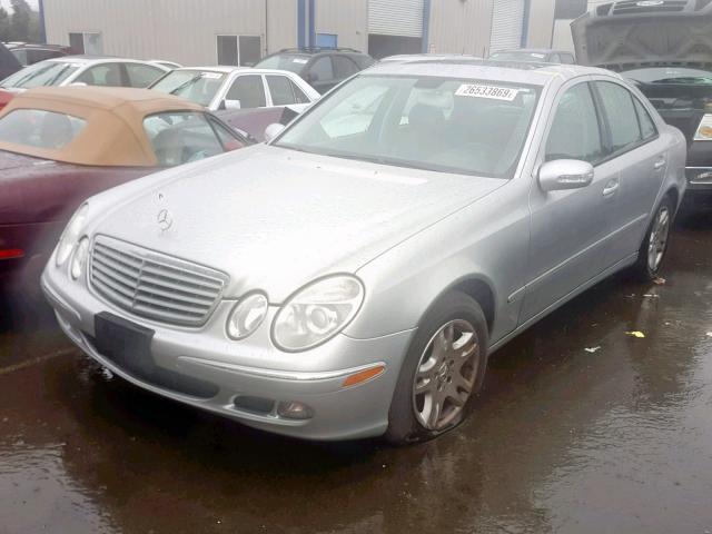 WDBUF56J56A776722 - 2006 MERCEDES-BENZ E 350 SILVER photo 2