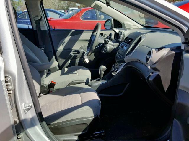 1G1JA5SH0G4150915 - 2016 CHEVROLET SONIC LS SILVER photo 5