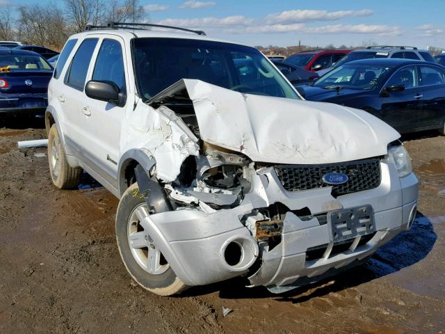 1FMCU96H05KD42672 - 2005 FORD ESCAPE HEV WHITE photo 1