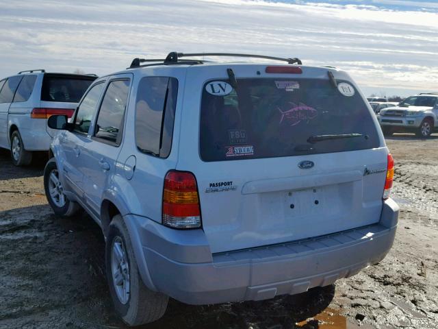 1FMCU96H05KD42672 - 2005 FORD ESCAPE HEV WHITE photo 3