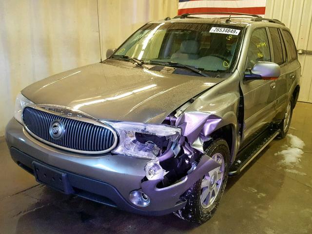 5GADT13S652102167 - 2005 BUICK RAINIER CX GRAY photo 2