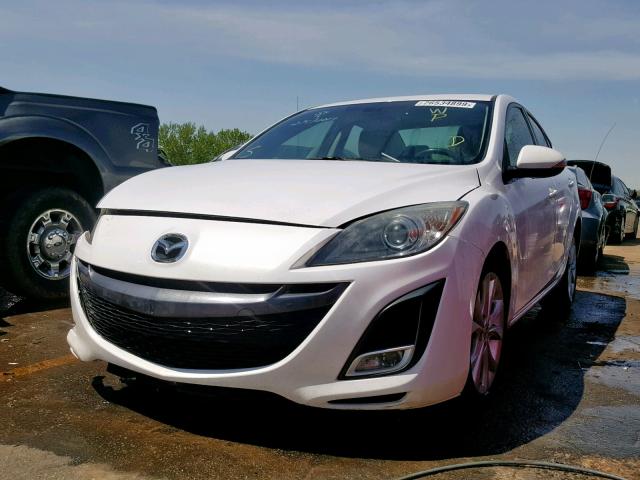 JM1BL1S69A1150580 - 2010 MAZDA 3 S WHITE photo 2