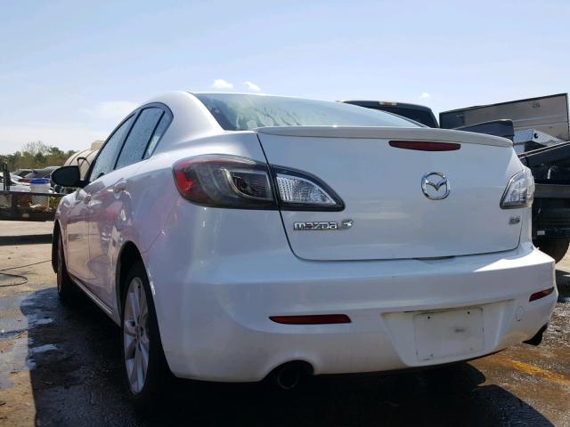 JM1BL1S69A1150580 - 2010 MAZDA 3 S WHITE photo 3