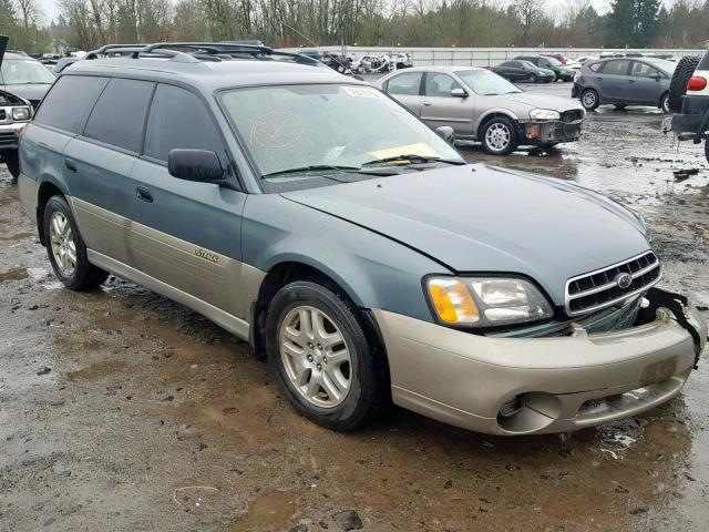 4S3BH665817608932 - 2001 SUBARU LEGACY OUT GREEN photo 1