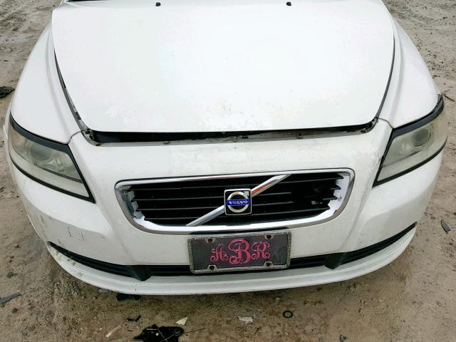 YV1MS382492455335 - 2009 VOLVO S40 2.4I WHITE photo 7