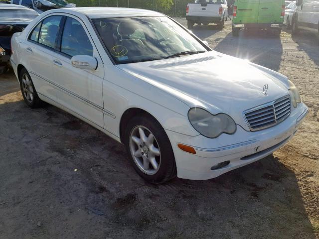 WDBRF64J33F359290 - 2003 MERCEDES-BENZ C 320 WHITE photo 1