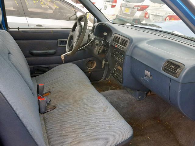 1N6SD11S5SC398260 - 1995 NISSAN TRUCK E/XE BLUE photo 5