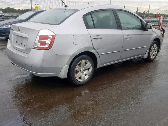 3N1AB61EX9L623348 - 2009 NISSAN SENTRA 2.0 SILVER photo 4