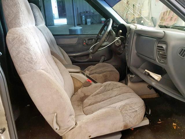 1GTCS19W1Y8299757 - 2000 GMC SONOMA BEIGE photo 5