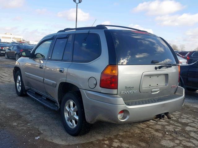 1GKDT13S032315583 - 2003 GMC ENVOY GRAY photo 3