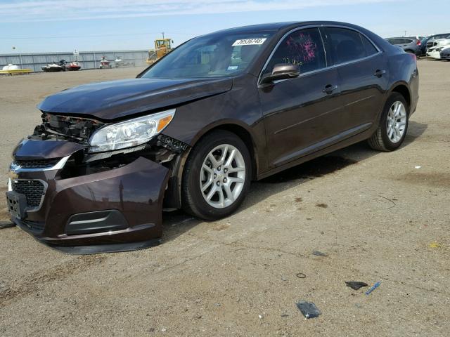 1G11C5SL4FF236696 - 2015 CHEVROLET MALIBU 1LT ყავისფერი ფოტო 2