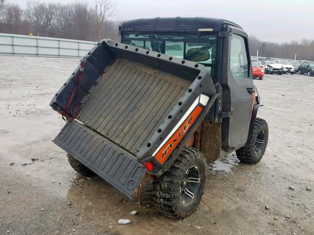 4XAUH9EA5DB792762 - 2013 POLARIS RANGER 900 ORANGE photo 4