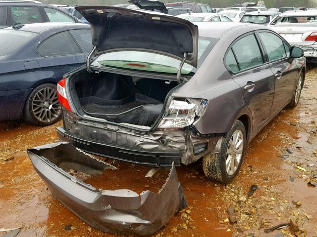 19XFB2F95CE006622 - 2012 HONDA CIVIC EXL BROWN photo 4