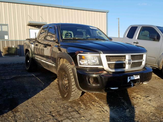 1D7HW78N48S550205 - 2008 DODGE DAKOTA TRX BLACK photo 1