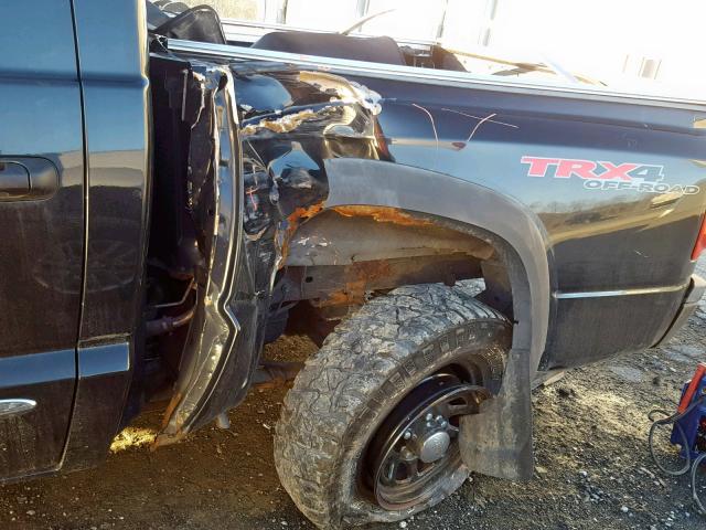 1D7HW78N48S550205 - 2008 DODGE DAKOTA TRX BLACK photo 9