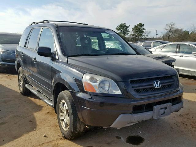 2HKYF18613H500983 - 2003 HONDA PILOT EXL BLACK photo 1