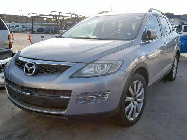 JM3TB28V480130689 - 2008 MAZDA CX-9 SILVER photo 2